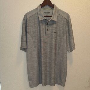 Tommy Bahama Gray Polo Shirt